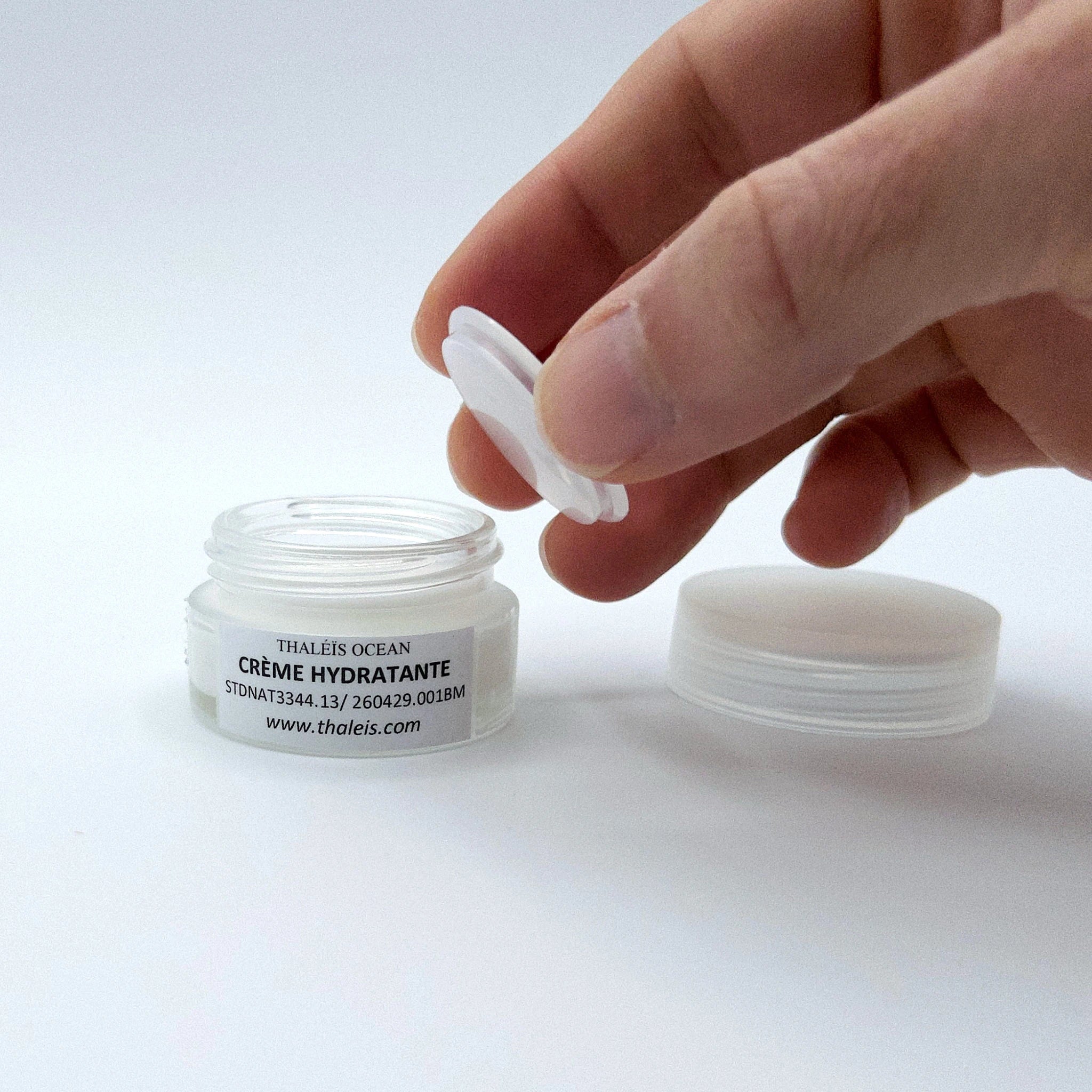 Ouverture creme hydratante cosmetologie marine thaleis